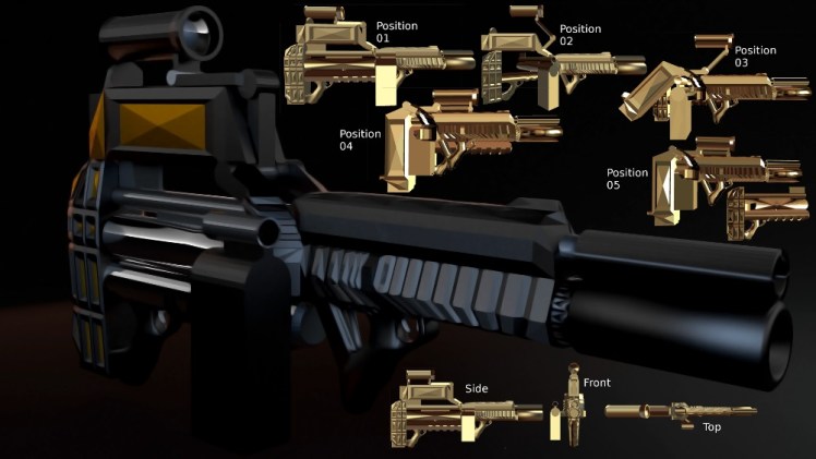 Wordpress pistol render + positions